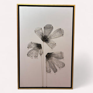 Cuadro Flores Tejidas B