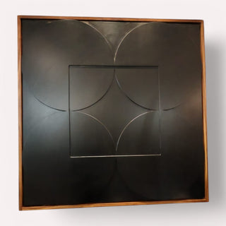 Cuadro Geometría Negro