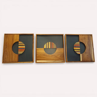 Cuadro La Dimensón del Color Set de 3