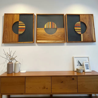 Cuadro La Dimensón del Color Set de 3