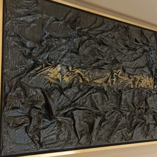Cuadro Olas Negro