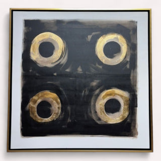 Cuadro Órbitas Doradas A