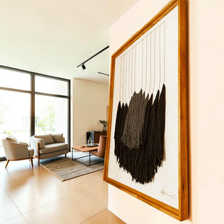 Cuadro Polinesia Gris