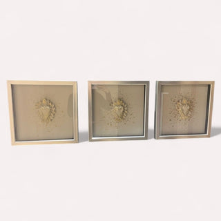 Cuadro Sonata de Amor a Moka Set de 3
