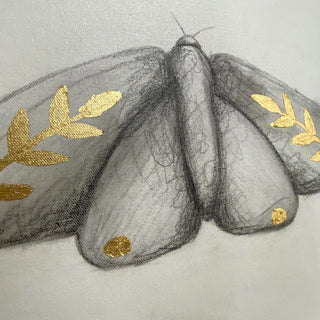 Cuadro Mariposa Talavera Oro Set de 3