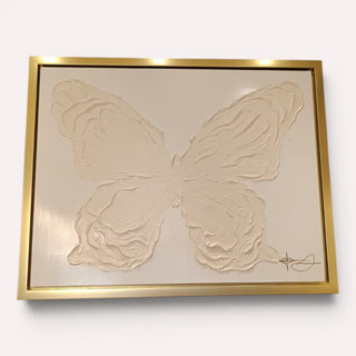 Cuadro White Butterfly
