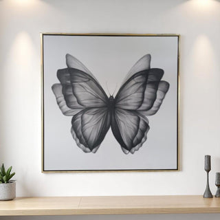 Cuadro Mariposa Carboncillo