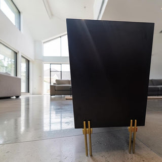 Credenza Circulos Plata Negro