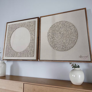 Cuadro Circulos Inverso Set de 2