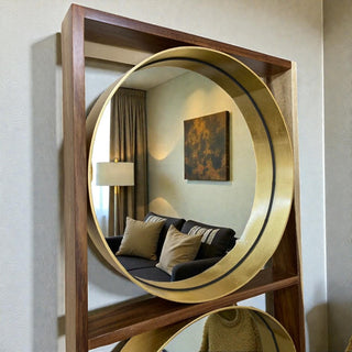 Espejo Aros Dorados Chico