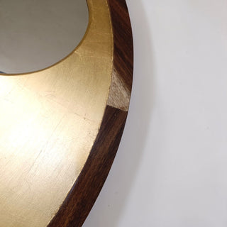 Espejo Engranes Mediano Oro 1.20M