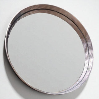 Espejo Anillo Piel Silver Grande