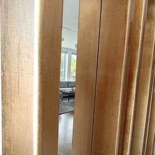 Espejo Ovalado Oro Set de 3