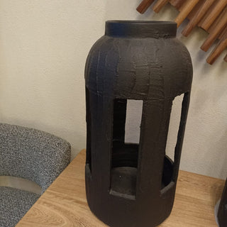 Jarrón 137 Set de 2 Nok Negro