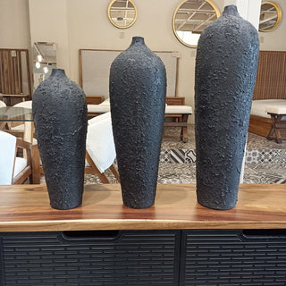 Jarrón 163 Normal Set de 3 Negreo Grey Grotesco