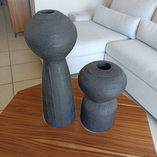 Jarrón 178 Set de 2 Negro