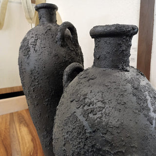 Jarrón 126 Set de 2 Negro Grey Grotesco