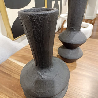 Jarrón 166 Set de 2 Negro