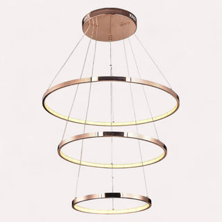 Lámpara 3 Aros Rose Gold