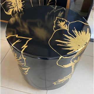 Mesa de Centro Amapola Negro Mediana