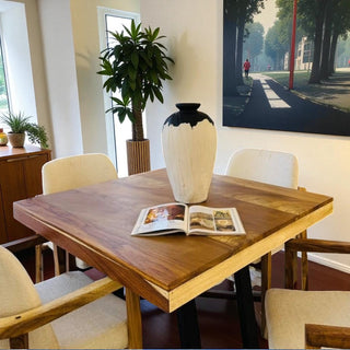 Mesa de Comedor Bari 4P 1.10 Parota