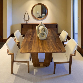 Mesa de Comedor Dinamarca 6P 1.60M Rosa Morada Tabla 1"