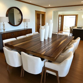 Mesa de Comedor Luxury Tableada 12P Parota
