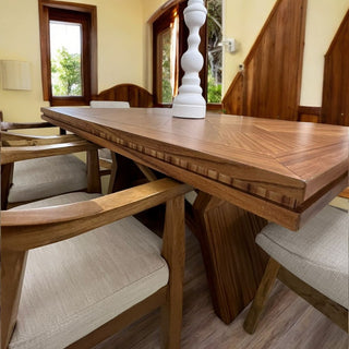 Mesa de Comedor Merida 4P 1.20M Chapa Parota