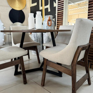 Mesa de Comedor Vigo 4P 1.20M Chapa Parota