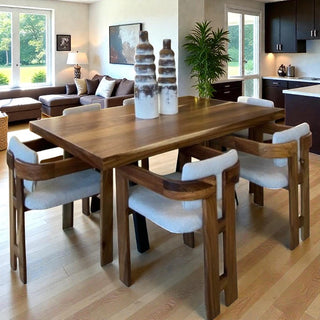 Mesa de Comedor Bari 6P 1.80M Parota