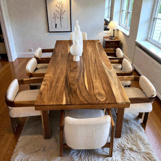 Mesa de Comedor Bari 8P 2.40M Parota