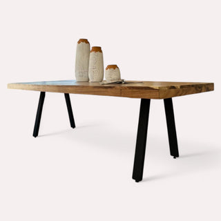 Mesa de Comedor Bari 8P Rectangular Parota