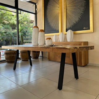 Mesa de Comedor Bari 8P Rectangular Parota