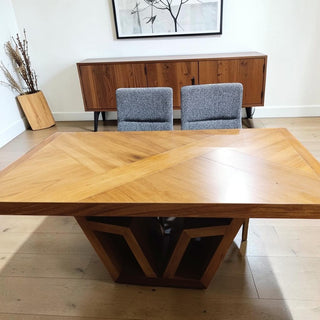 Mesa de Comedor California 6P 1.74M Chapa Parota