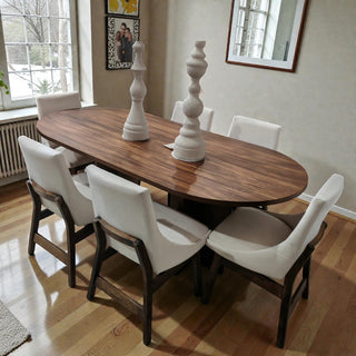 Mesa de Comedor Glam 6P 2M Chapa Parota