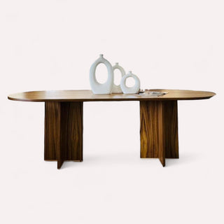 Mesa de Comedor Glam 6P 2M Chapa Parota