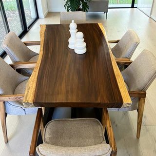 Mesa de Comedor Lonja 6P 1.80M Parota