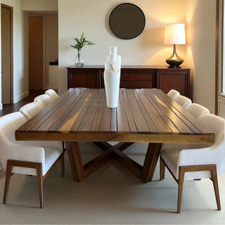 Mesa de Comedor Luxury Tableada Parota