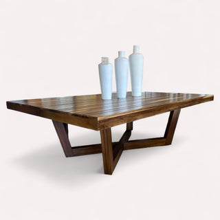 Mesa de Comedor Luxury Tableada Parota