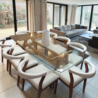 Mesa de Comedor Marruecos 8P 2.20M Parota