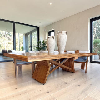 Mesa de Comedor Merida 12P 2.80M Chapa Parota