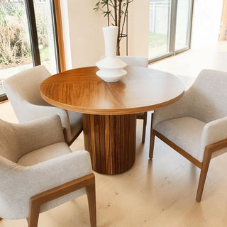 Mesa de Comedor Soumaya 4P 1.20M Chapa Parota