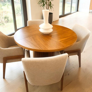Mesa de Comedor Soumaya 4P 1.20M Chapa Parota