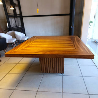 Mesa de Comedor Tulum 8P 1.55M Chapa Parota