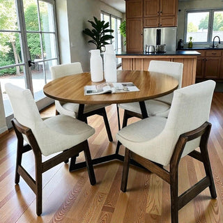 Mesa de Comedor Vigo 4P 1.20M Chapa Parota