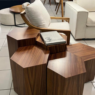 Mesa Lateral Panal Sin Cristal Set de 5