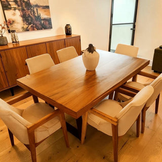 Mesa de Comedor Bari 6P 1.80M Parota