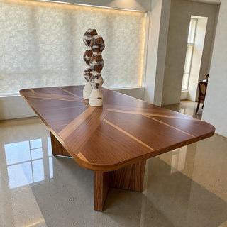 Mesa de Comedor Cordoba 8P Chapa Parota