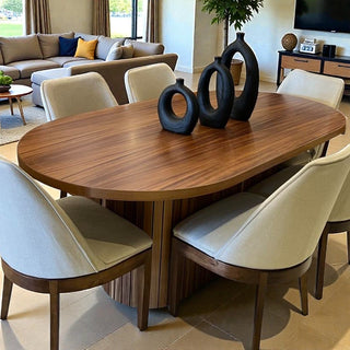 Mesa de Comedor Oval 6P