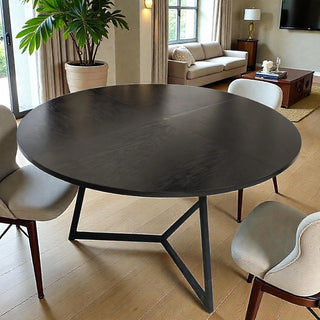 Mesa de Comedor Vigo 6P 1.50M Chapa Encino Chocolate